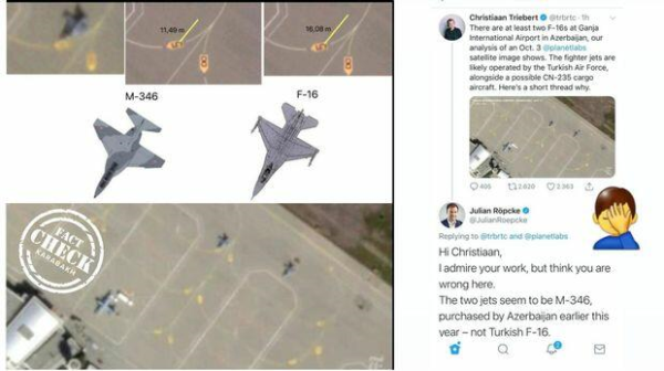 Ermənilərin F-16 yalanı ifşa olundu - Fotofakt